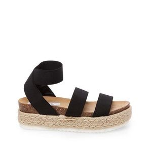 Kimmie Black Steve Madden Platform Sandals